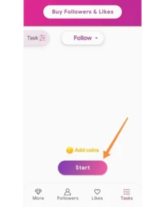 Spend coins for more likes
