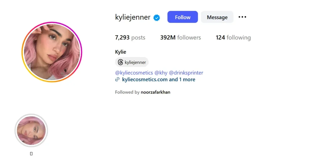 Kylie Jenner screenshot