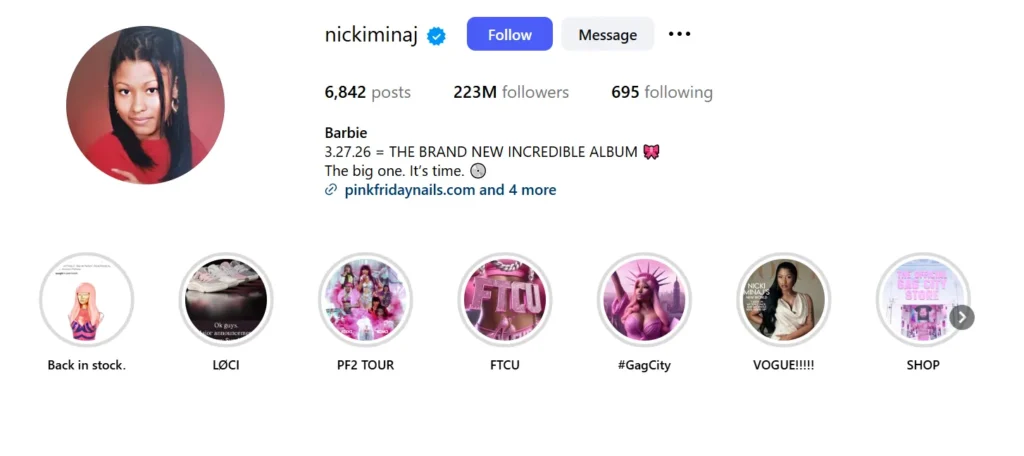 Nicki Minaj screenshot
