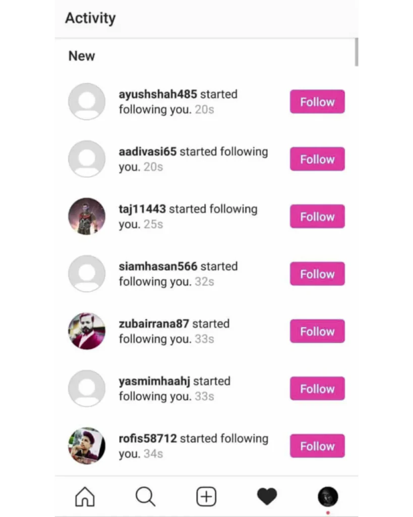 add followers